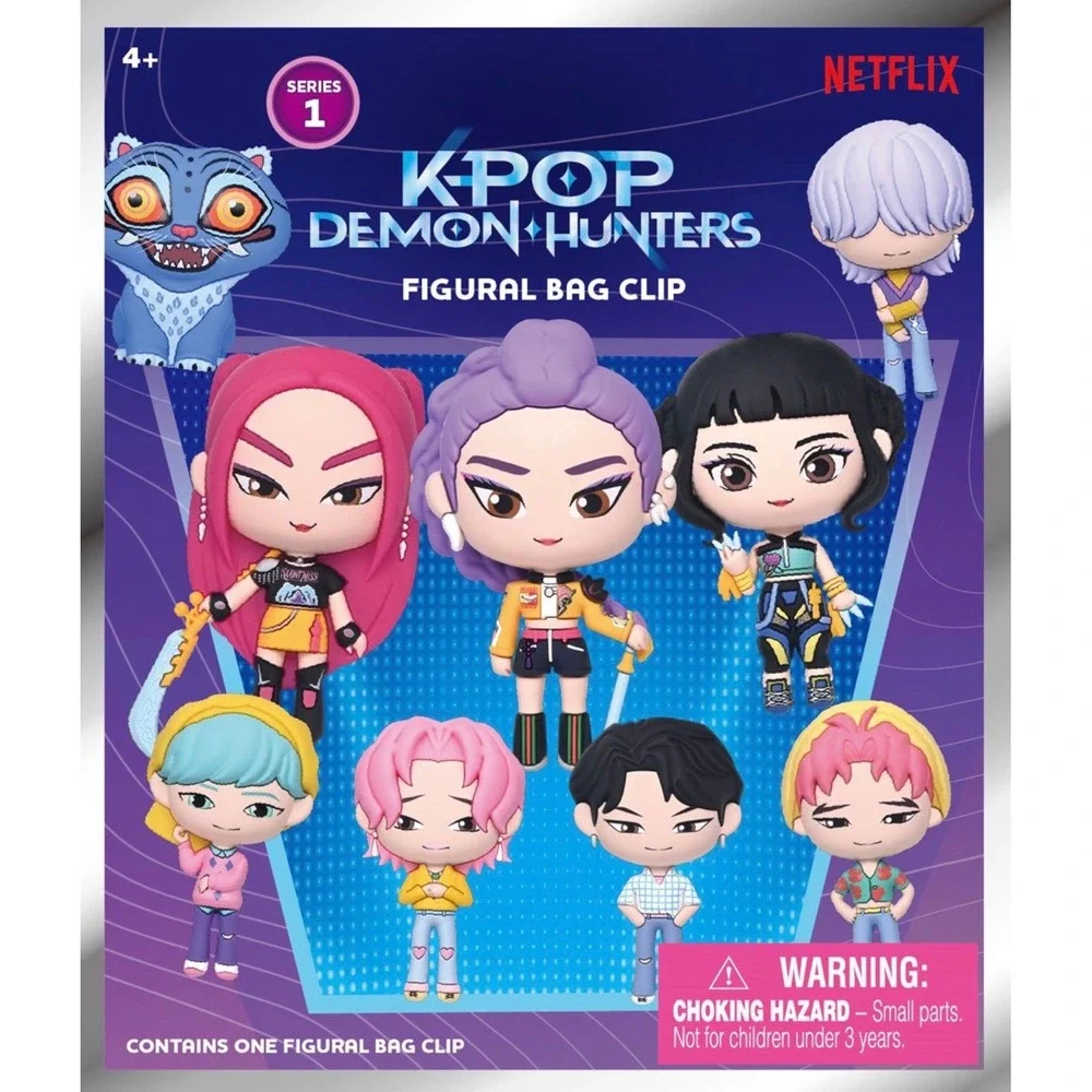 K-Pop Demon Hunters Series 1 Figural Bag Clip Complete Set 11 Figures Monogram